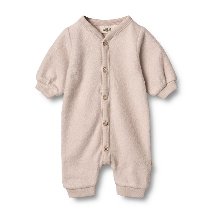 Wheat wool fleece Jumpsuit - Pale Lilac