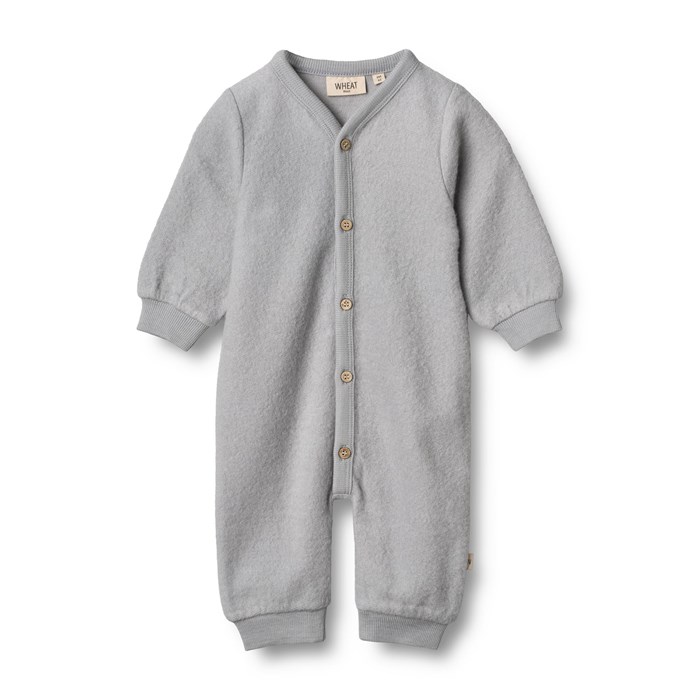 Wheat wool fleece Jumpsuit - Winter Sky