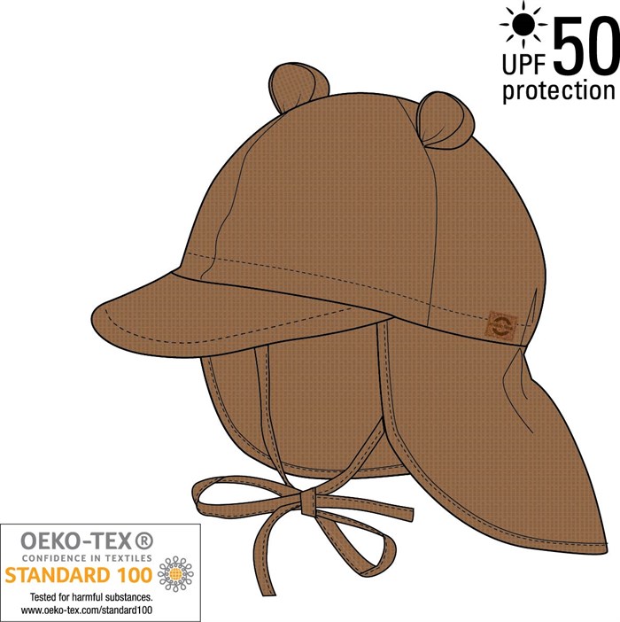 Mikk-Line Summerhat Long Neck 3D - Brown sugar