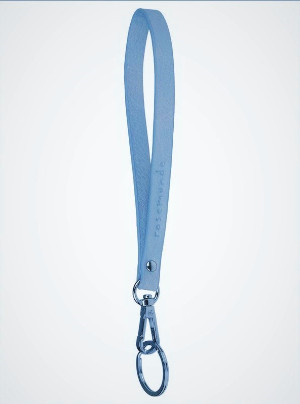 Rosemunde  keyhanger - Beach blue silver