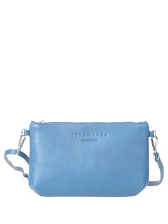 Rosemunde clutch - Beach blue/Silver 