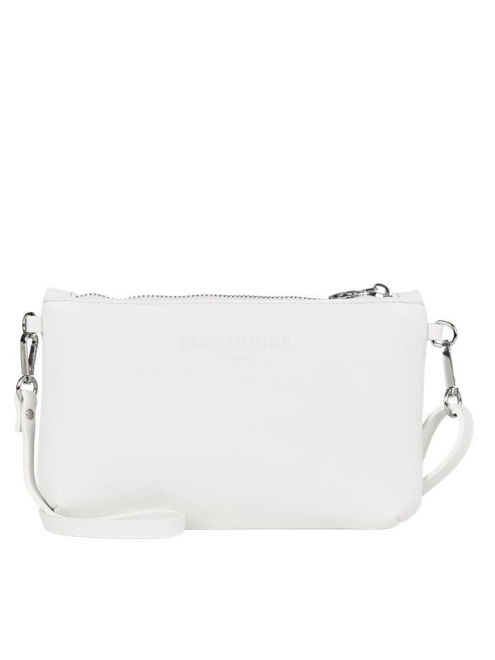 Rosemunde clutch - White silver