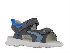 Sandal med justerbar velcro - Grey/Green