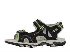 Sandal med justerbar velcro - Black