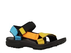 Angulus Lak Sandale mit funkelndem Glitzerdetail und Klettverschluss (schmale bis normale Passform) – Flieder/Konfetti-Glitzer