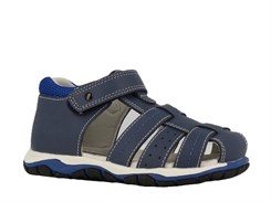 Lukket sandal med velcro - Navy