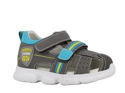 Angulus Lak Sandale mit funkelndem Glitzerdetail und Klettverschluss (schmale bis normale Passform) – Flieder/Konfetti-Glitzer