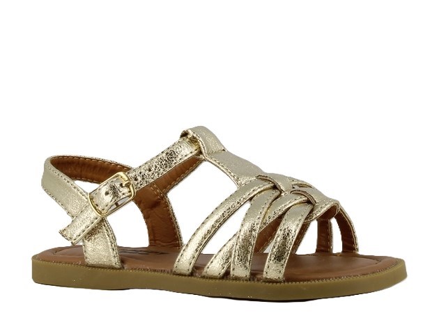 Angulus Lak Sandale mit funkelndem Glitzerdetail und Klettverschluss (schmale bis normale Passform) – Flieder/Konfetti-Glitzer