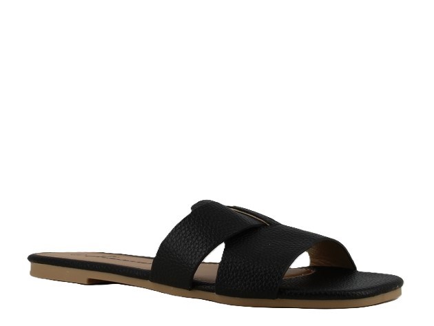 Rosemunde Napari glitter Slippers - Black