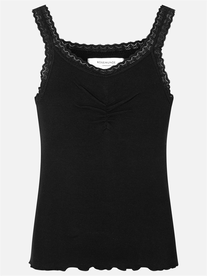 Rosemunde undertøj - 2-pak tanktop - Black