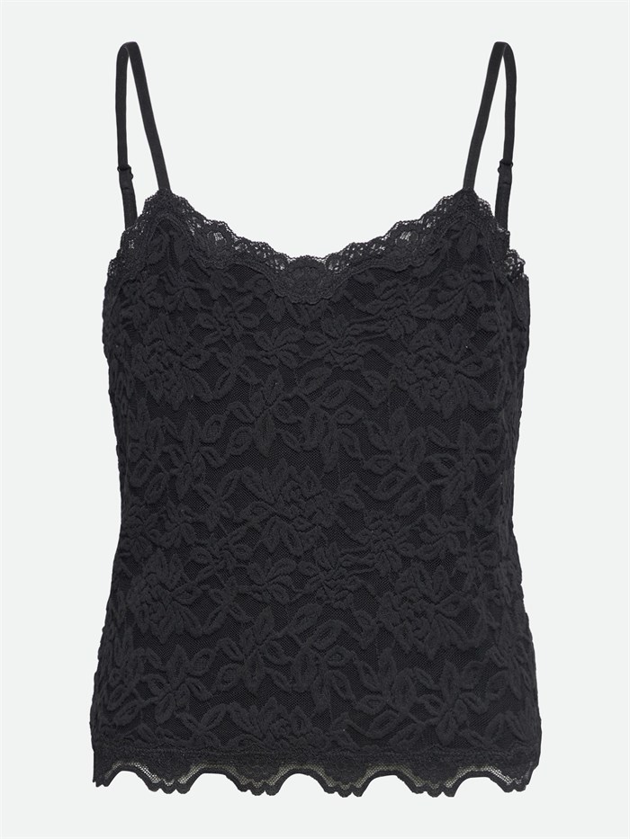 Rosemunde strap top - Black