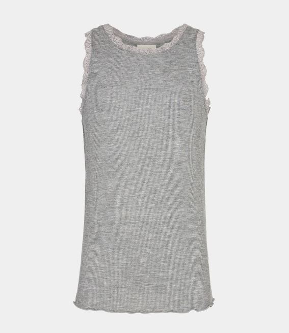 Sofie Schnoor top - Grey melange