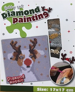 Diamond paint rudolf