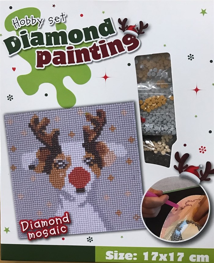 Diamond paint rudolf