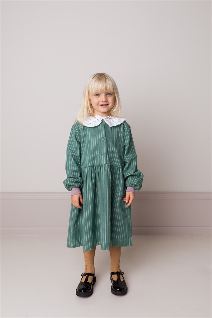 MarMar Dagmara dress - Winter pine stripe