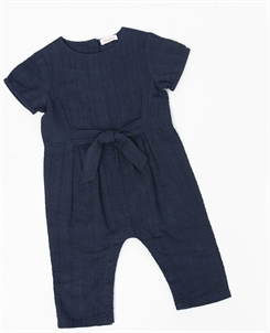 Elodiee Mia Jumpsuit - Navy checks