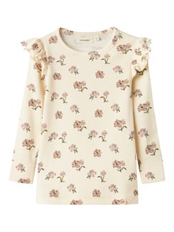 Lil' Atelier Gavo LS slim top - Turtledove peony