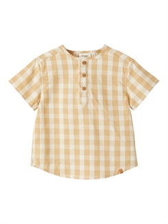 Lil' Atelier Ingam SS shirt - Taos Taupe