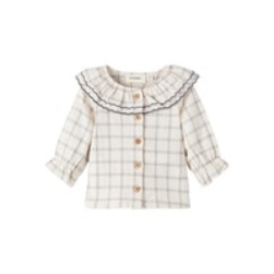 Lil' Atelier Lanya loose LS shirt - Turtledove