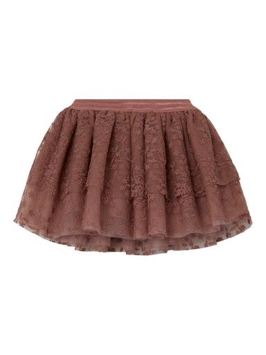 Lil\' Atelier Tulle skirt - Burlwood