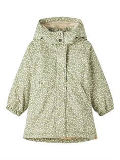 Lil' Atelier Gudruna Long jacket - Oil Green