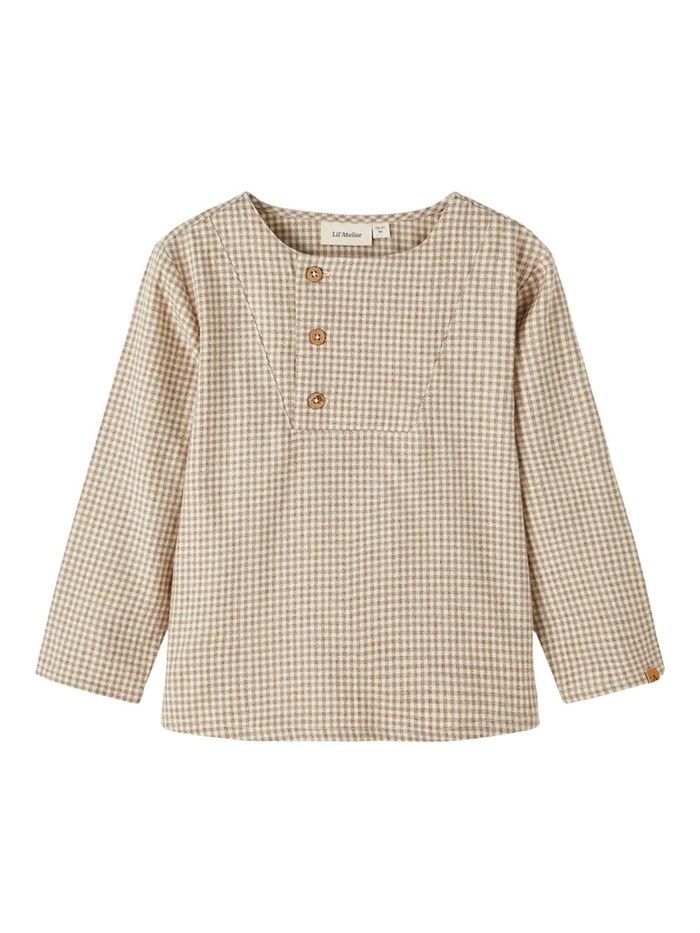 Lil\' Atelier Molars LS Boxy shirt - Rain drum