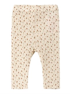 Lil' Atelier Fargo LS wool leggings - Turtledove