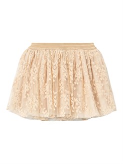 Lil' Atelier Ronja LS Tulle skirt - Wood Ash