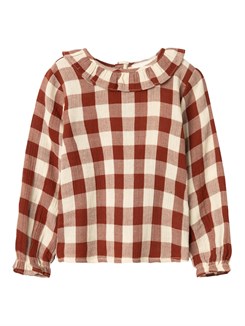 Lil' Atelier Frosali LS shirt - Fired brick