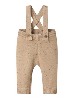 Lil' Atelier Galto knit pants - Warm sand