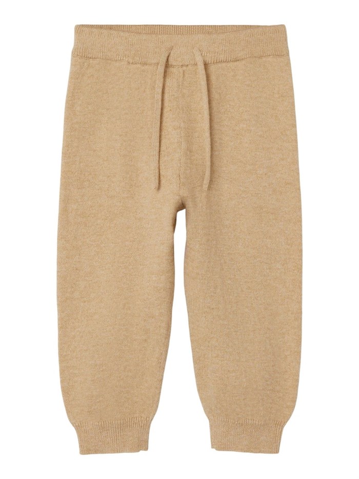 Lil\' Atelier Dija knit pants - Warm sand