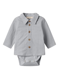 Lil' Atelier Ruba boxy body shirt - Harbor mist