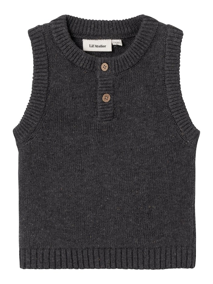 Lil\' Atelier Galto knit vest - Periscope