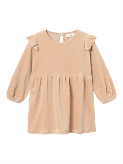 Lil' Atelier Frimia LS loose sweat dress - Nougat