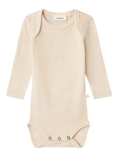 Lil\' Atelier Nimo LS wool body - Sandshell