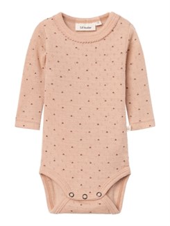 Lil' Atelier Nimo LS wool body - Rugby Tan