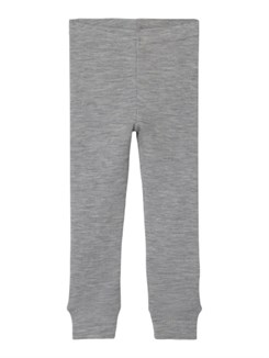 Lil' Atelier Fable wool leggings - Grey Melange