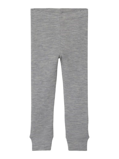 Lil\' Atelier Fable wool leggings - Grey Melange