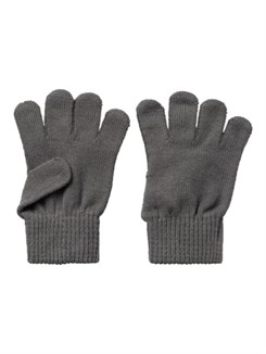 Lil' Atelier Nalu knit gloves - Pewter