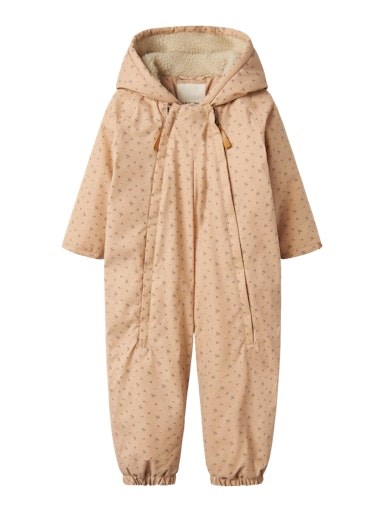 Lil\' Atelier Gerda baby padded snowsuit - Rugby Tan