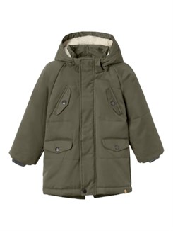 Lil' Atelier Godo padded long jacket - Kalamata