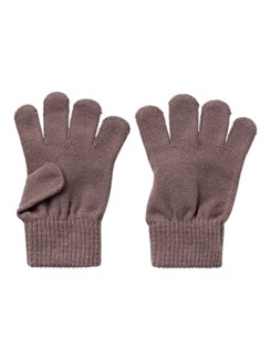 Lil' Atelier Nalu knit gloves - Peppercorn