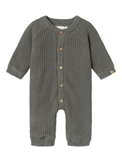 Lil' Atelier Nalo loose knit suit - Pewter