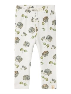 Lil' Atelier Gavo slim leggings - Coconut milk blue flower