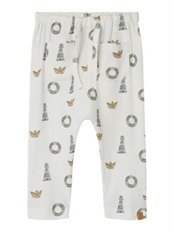 Lil' Atelier Gavo loose pants - Coconut milk lighthouse