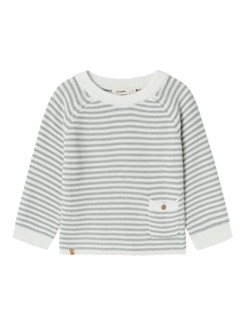 Lil' Atelier Kadin LS knit - Coconut milk