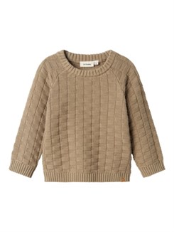 Lil' Atelier Larson LS knit - Laurel Oak