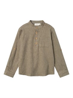 Lil' Atelier Lanu LS loose shirt - Laurel Oak