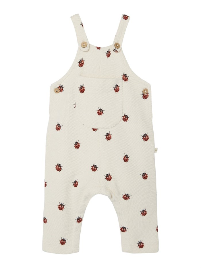 Lil\' Atelier Fronja sweat overall - Whitecap ladybugs