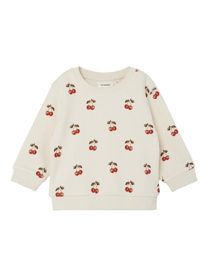 Lil\' Atelier Fronja LS sweat - Whitecap Cherries